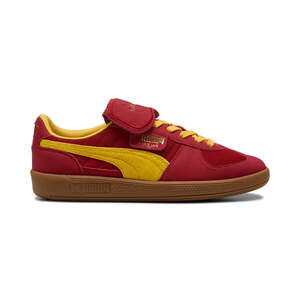 Puma Palermo Red Yellow Gum Sole Sneakers